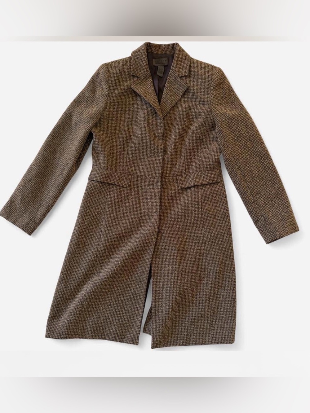 Vintage John Paul Richard Check Plaid Long Blazer jacket Coat